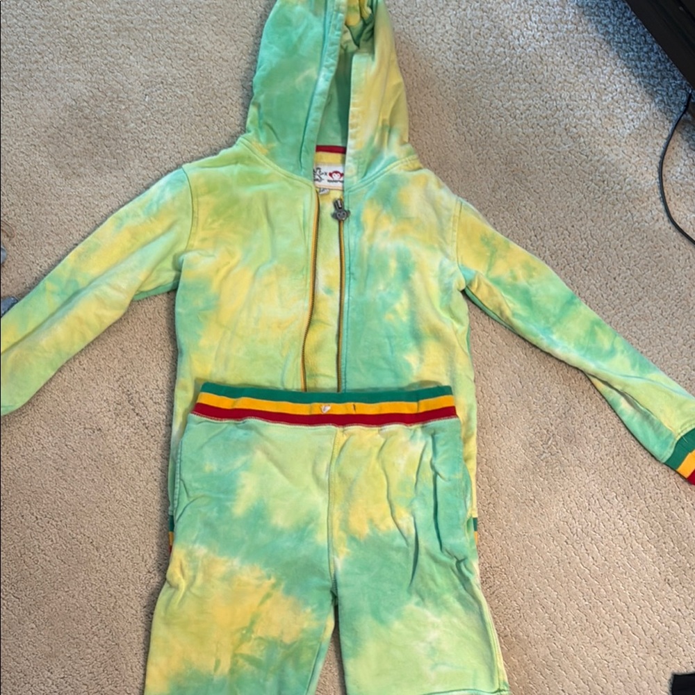 Ziggy Marley X Appaman Kids size 10 Hooded shorts Tracksuit